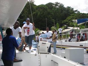 Image #6 - Hurricane Tomas Relief Effort (Packing the goods)